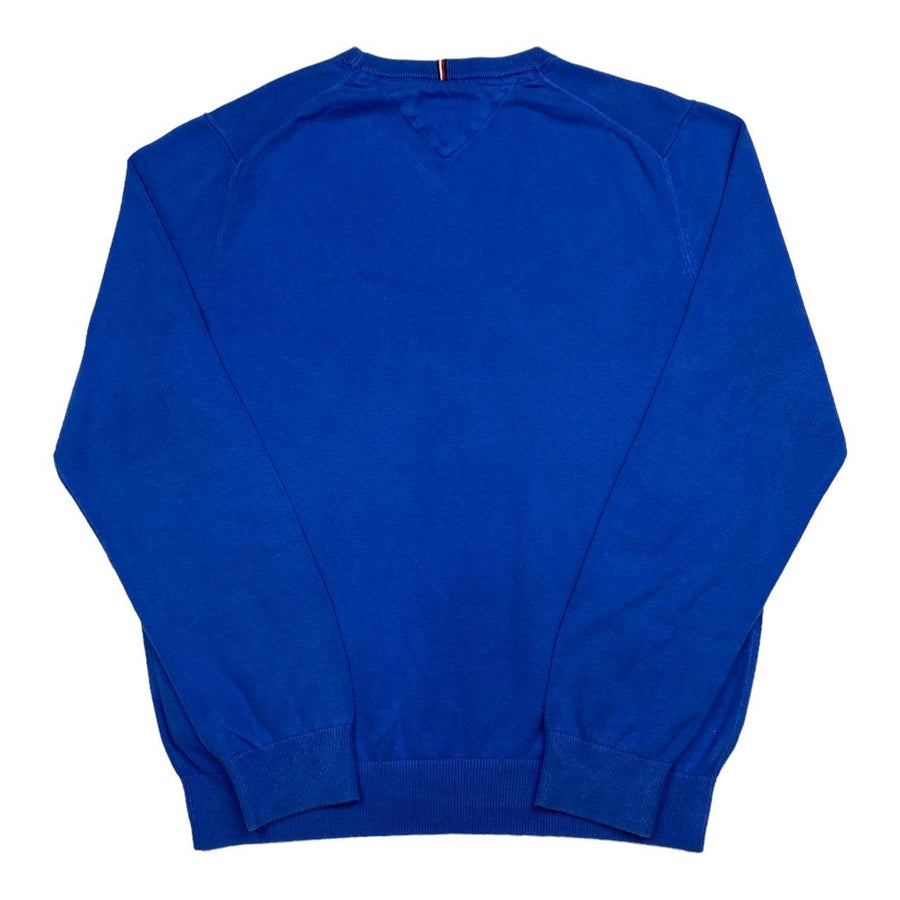 Tommy Hilfiger Vintage Royal Blue Fine Knit Jumper