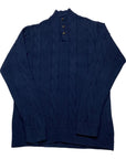 Chaps by Ralph Lauren Vintage Navy Cable Knit Jumper