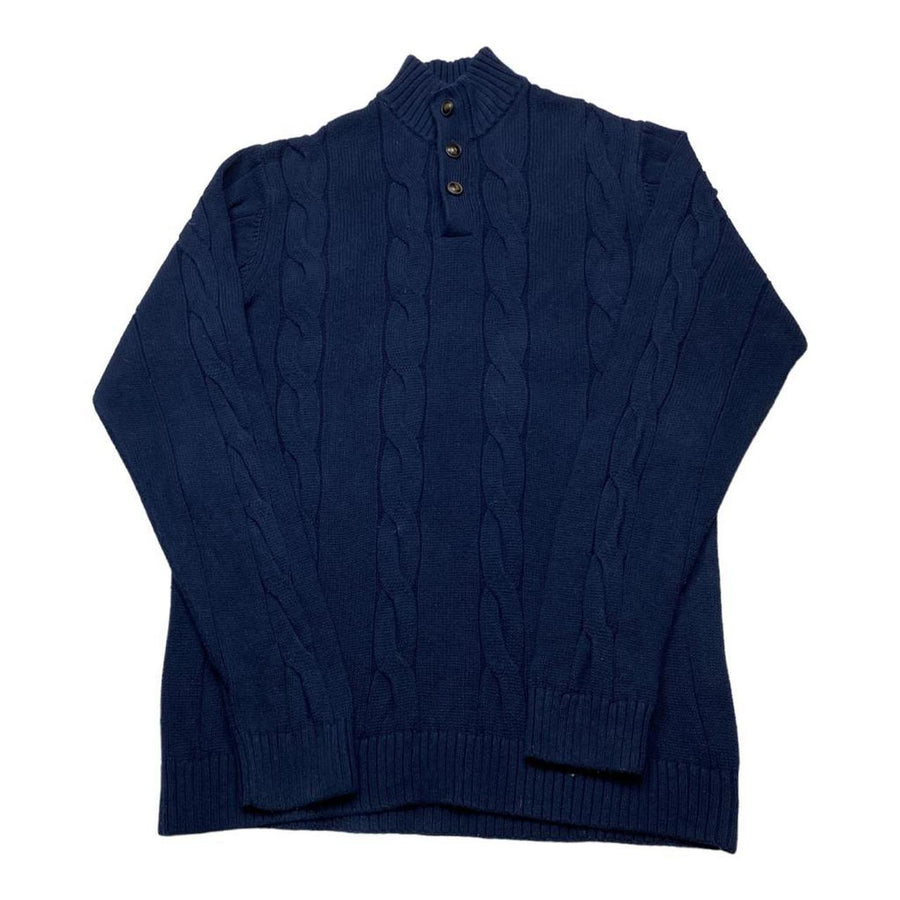 Chaps by Ralph Lauren Vintage Navy Cable Knit Jumper