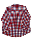 Chaps Vintage Red & Blue Checked Vintage Long-Sleeved Shirt