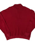 Burberrys Vintage 90s Red Pullover Collared Sweatshirt Jumper