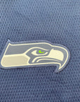 Nike Therma-Fit NFL Vintage Navy Seattle Seahawks Pullover Hoodie