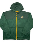 Champion Vintage Green Zip-Up Fleece Lined Jacket - Wright State