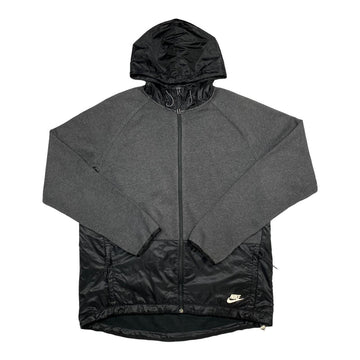 Nike Vintage Black & Grey Zip-Up Hooded Jacket