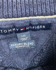 Tommy Hilfiger Vintage Blue Knitted Luxury Blend Jumper