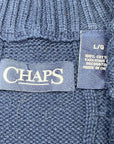 Chaps by Ralph Lauren Vintage Navy Cable Knit Jumper