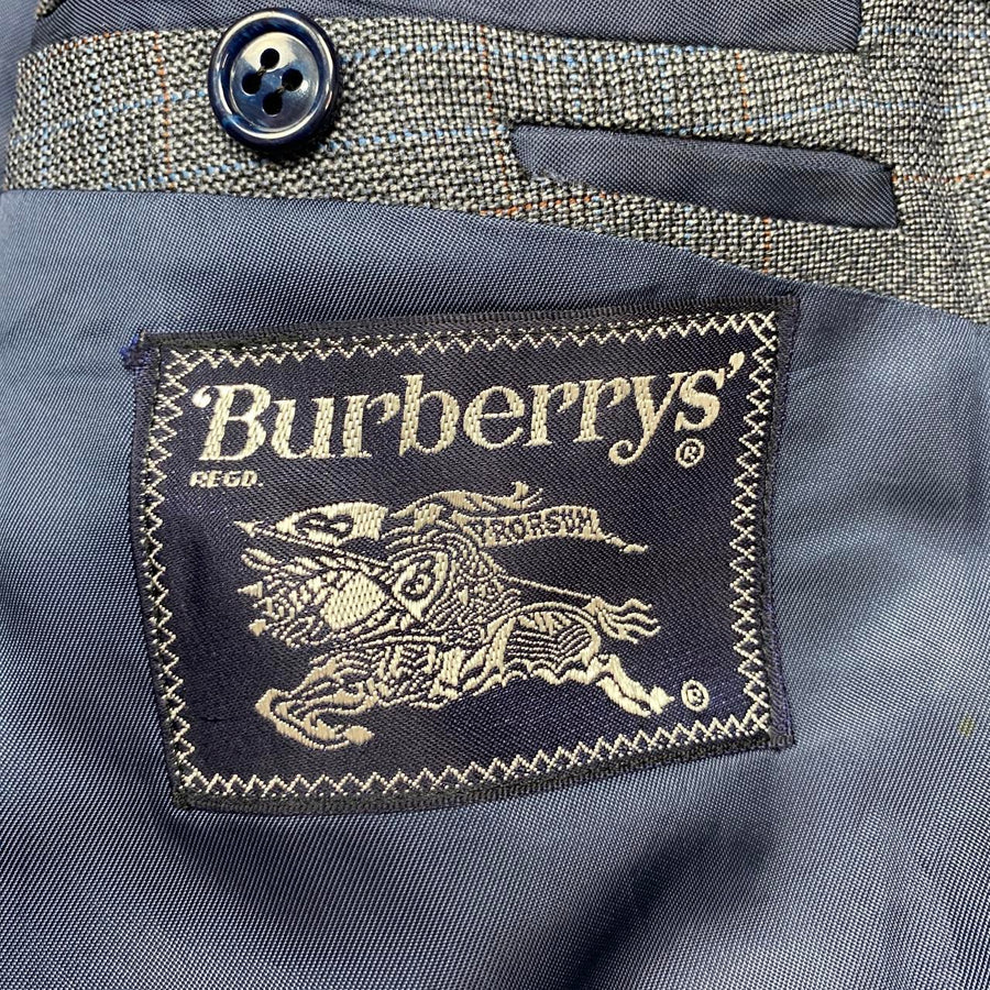 Burberry's of London Vintage Navy Check Blazer Jacket