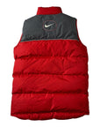Nike Vintage Red & Grey Down Fill Retro Puffer Gilet