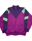 Puma Vintage Purple Retro 80s Zip-Up Track Jacket