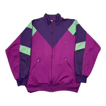 Puma Vintage Purple Retro 80s Zip-Up Track Jacket