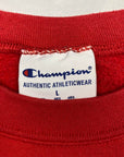 Champion Vintage Red Winconsin Sweatshirt