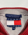Tommy Hilfiger Vintage Red 100% Cotton Jumper