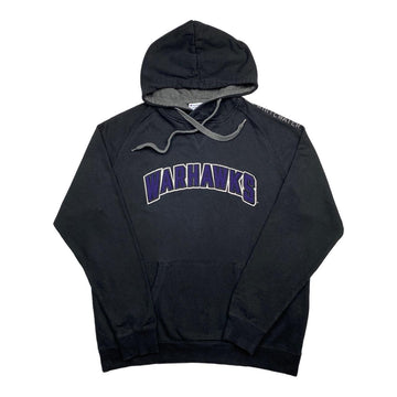 Champion Vintage Black Warhawks Spellout Hoodie