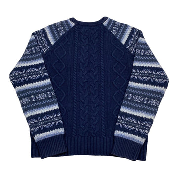 Tommy Hilfiger Vintage Blue Knitted Luxury Blend Jumper