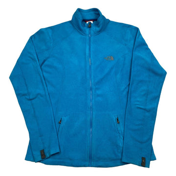 The North Face TNF Vintage Turquoise Zip-Up Fleece Jacket