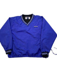 Champion Vintage Blue Lined Retro Pullover Windbreaker