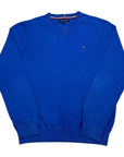 Tommy Hilfiger Vintage Royal Blue Fine Knit Jumper