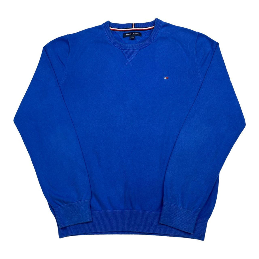 Tommy Hilfiger Vintage Royal Blue Fine Knit Jumper