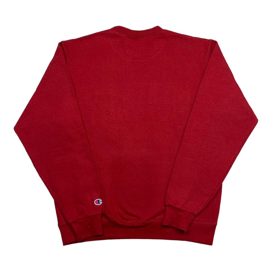 Champion Vintage Red Bradley Spellout Sweatshirt