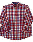 Chaps Vintage Red & Blue Checked Vintage Long-Sleeved Shirt