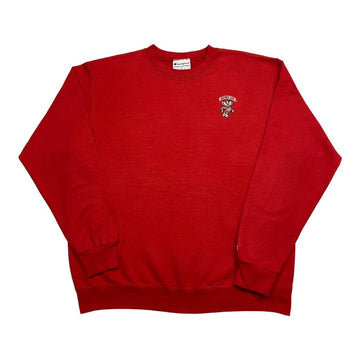 Champion Vintage Red Winconsin Sweatshirt